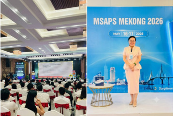 Bác sĩ Nguyễn Thị Khánh Huệ tham dự Hội nghị MSAPS Mekong 2026