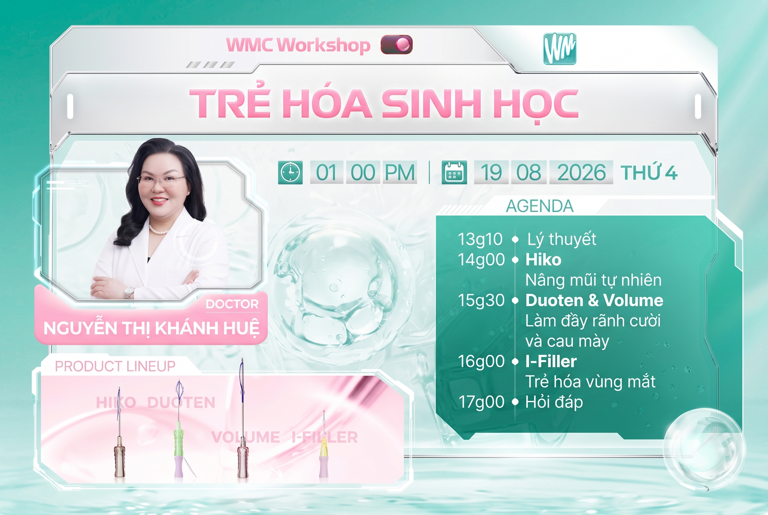 Tham gia WMC Workshop cùng Bác sĩ Nguyễn Thị Khánh Huệ